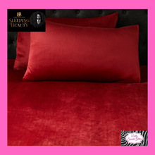 Load image into Gallery viewer, Montrose Duvet Set In Claret By Laurence Llewelyn-Bowen