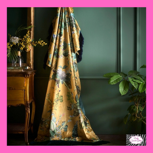 Cotswold Fantasia Throw In Gold By Laurence Llewelyn-Bowen