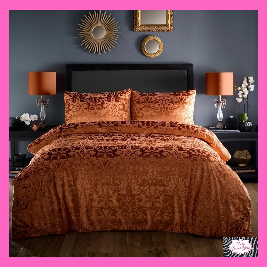 Firenza Duvet Set In Spice By Laurence Llewelyn-Bowen