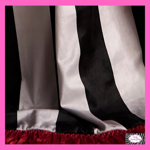 Festivo Stripe Throw In Black By Laurence Llewelyn-Bowen