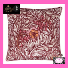 Load image into Gallery viewer, Rambleicious Filled Cushion In Claret By Laurence Llewelyn-Bowen