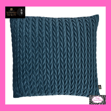Amroy Filled Cushion In Teal By Laurence Llewelyn-Bowen