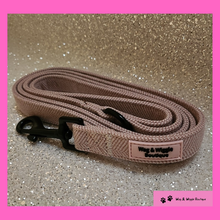 Load image into Gallery viewer, Pink Herringbone Dog Lead