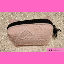 Load image into Gallery viewer, Pink Heart Dog Poop Bag Holder