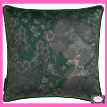 Load image into Gallery viewer, Tuscan Holiday Filled Cushion In Ochre By Laurence Llewelyn-Bowen