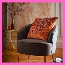 Load image into Gallery viewer, Atlas Filled Cushion In Spice By Laurence Llewelyn-Bowen