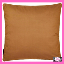 Load image into Gallery viewer, Atlas Filled Cushion In Gold By Laurence Llewelyn-Bowen