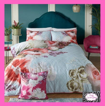 Load image into Gallery viewer, Mayfair Lady Duvet Set In Blue By Laurence Llewelyn-Bowen