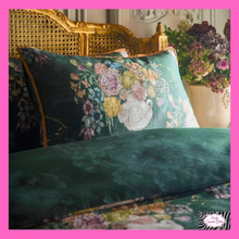 Load image into Gallery viewer, Tuscan Holiday Duvet Set In Green By Laurence Llewelyn-Bowen