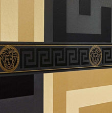 Load image into Gallery viewer, Greek Key Border By Versace In Black