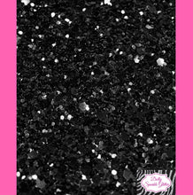 Load image into Gallery viewer, Black Glitter Wall Material