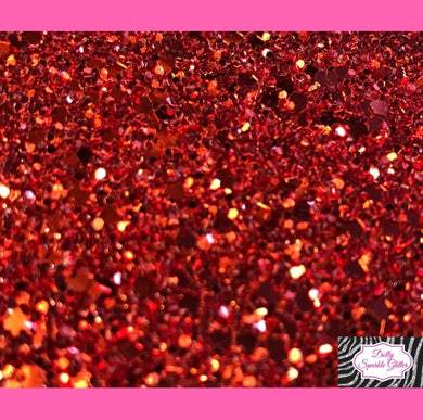 Red Glitter Wall Material