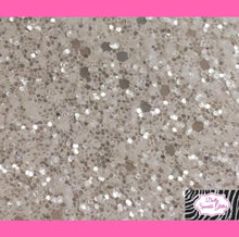 Load image into Gallery viewer, White and Silver Mix Glitter Wall Material