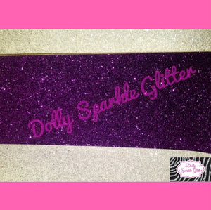 Purple Self Adhesive Glitter Fabric Strip