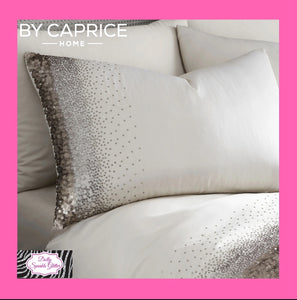 By Caprice Home Collection Monroe Duvet Set In Oyster