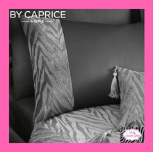 Load image into Gallery viewer, By Caprice Home Collection Zsa Zsa Animal Print Jacquard Duvet Set In Slate