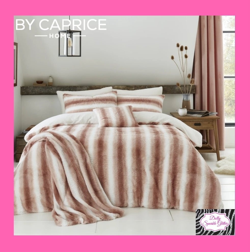By Caprice Home Collection Mae Duvet Set In Blush