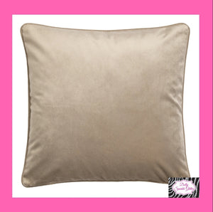 Montrose luxury velvet soft filled cushion