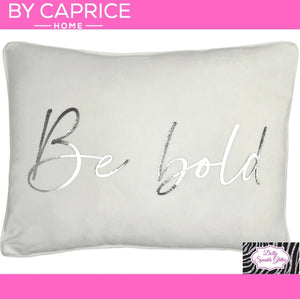 By Caprice Home Be Bold Cushion In Ivory
