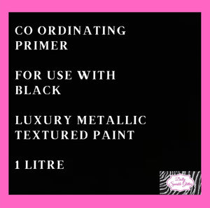 Luxury Metallic Textured Paint In Black