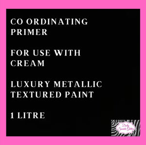 Luxury Metallic Textured Paint In Cream