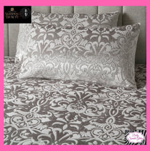 Load image into Gallery viewer, Laurence Llewelyn-Bowen Firenza Duvet Set in silver
