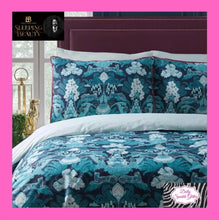 Load image into Gallery viewer, Suburban Jungle Duvet Set In Navy By Laurence Llewelyn-Bowen