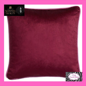 Birdity absurdity cushion in pink by Laurence Llewelyn-Bowen